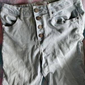 "No Boundaries" Size 15 High Waisted Light Wash Denim Jeans